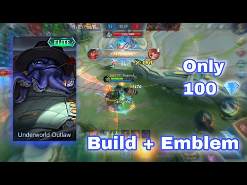 Bane Forgotten Jungler ? + Build And Emblem | Mobile Legends Bane Underworld Outlaw Montage
