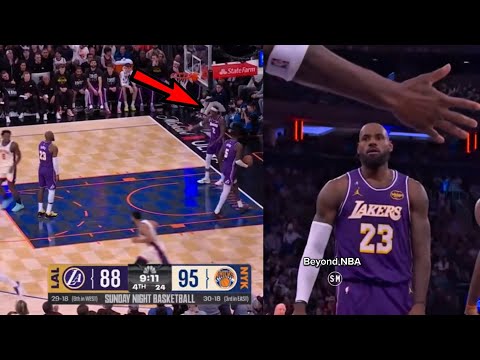 LeBron James Did NOT Like Vando Calling Out His Defense 😳