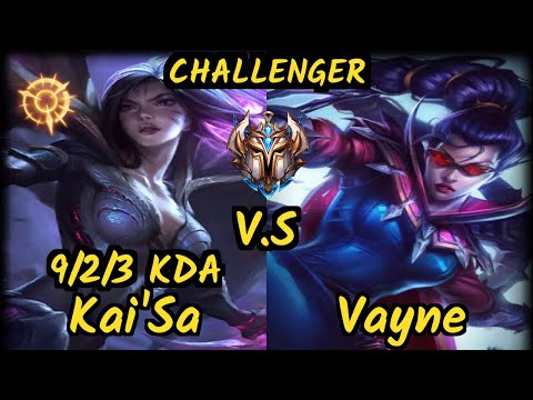 FORG1VEN (KAI'SA) vs VAYNE - 9/2/3 KDA BOTTOM ADC CHALLENGER GAMEPLAY - EUW
