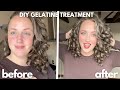 DIY Gelatine Protein Treatment for curly hair