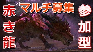 【概要欄必読】初見さん歓迎！赤き龍討伐のマルチ募集！！※参加希望者はコメントお願いします