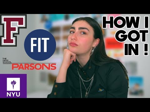 Why I Didn't Go to Fit or Parsons.