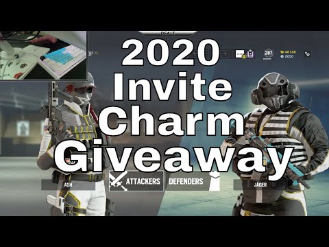 ★2020 Invitational Charm Giveaway★ - Rainbow Six Siege