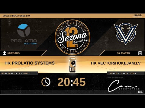 2023 03 10 HK PROLATIO Systems - HK VECTOR/HOKEJAM.LV