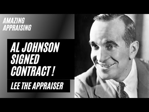 1916 AL JOHNSON CONTRACT!! HE MADE HOW MUCH??? |APR57 LEE THE APPRAISER