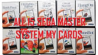 Every Sega Master System My Card Game In Under 10 Minutes