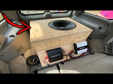Just ONE Sub THAT Loud!? Single 18” Subwoofer Build Demo!