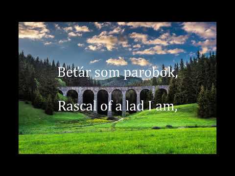 Ján Ambróz - Beťár som parobok [Slovak folk song] [Translated-Lyrics]