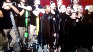 Hand Balancing Act with dog America's Got Talent