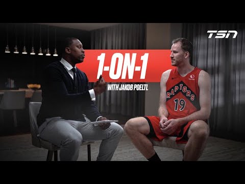 Breaking down X's and O's with Raptors Centre Jakob Poeltl