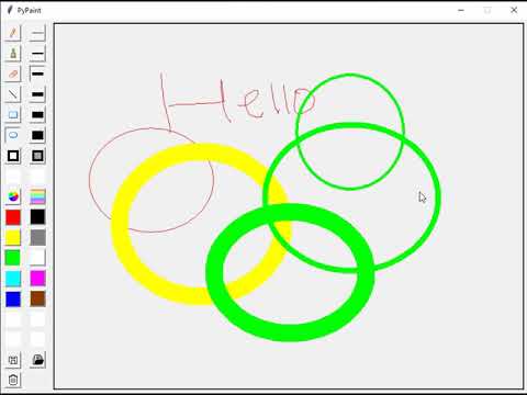 Paint Brush Project Source Code In Python