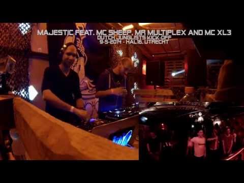 Majestic feat. MC Sheep, Mr.Multiplex and MC XL3 @  Dutch Junglists Kick-off (9-5-2014)