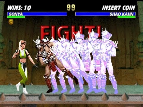 Ultimate Mortal Kombat 3 arcade Sonya Gameplay Playthrough Longplay