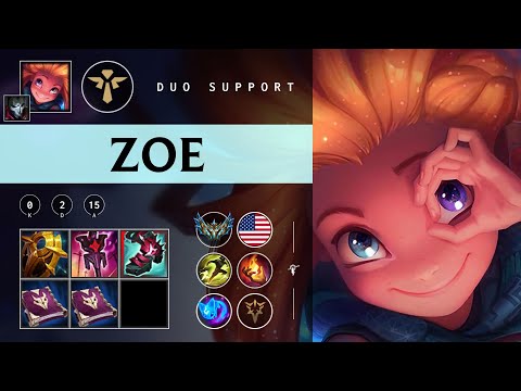 Zoe Support vs Morgana - NA Challenger Patch 25.24