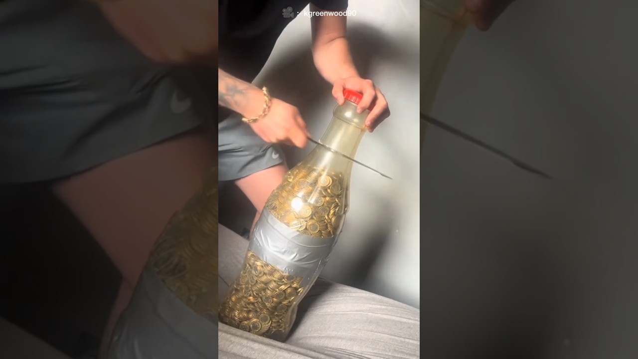 Coins Turned Into Gold Gift #shortsfeed