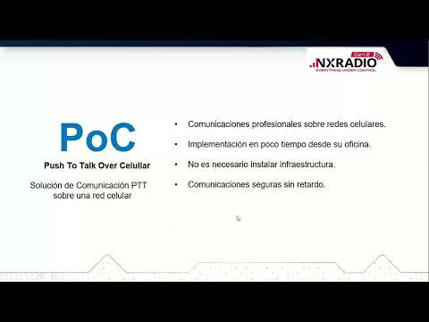 Nuevo Radio LTE NXPOC 130, configuración en plataforma NXRADIO