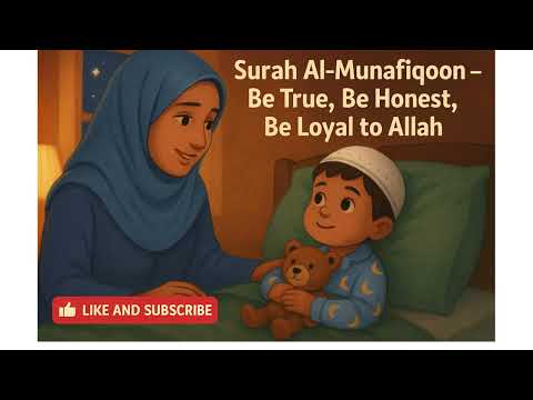 Bedtime Story of Surah Al Munafiqun Be True, Be Honest