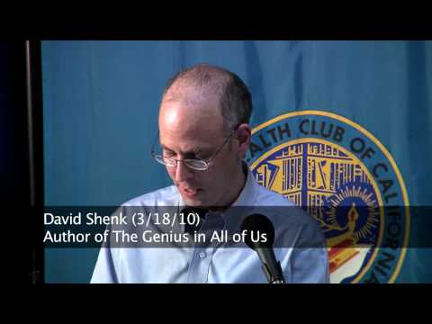 David Shenk (3/18/10)