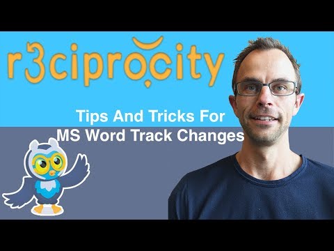 7 Tips and Tricks for Using MS Word Track Changes ( Using Track Changes In Word ) Video