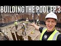 BUILDING AN INDOOR SWIMMING POOL Ep. 3 | Full Home Swimming Pool Build