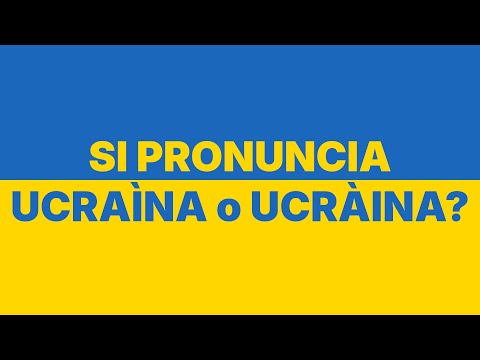 HOW DO YOU PRONOUNCE "UKRAINE"?