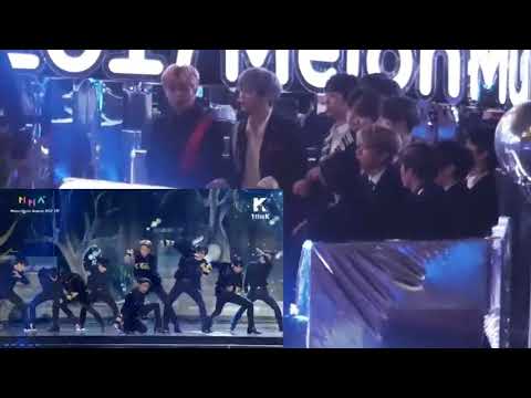 Wanna One EXO reaction to JBJ Fantasy - Melon Music Awards 2017