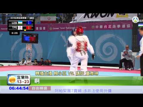 亞青跆拳賽 台灣小將奪金牌
