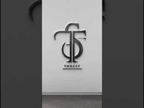 logo name (toseef) #calligraphy comment your name #logodesign #art #logo #famouslogos #logoart