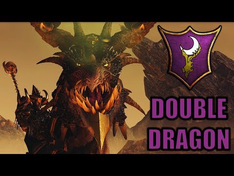 THE DREADED DOUBLE DRAGON - Malekith and the Skaven Deathstar - Total War Warhammer 2