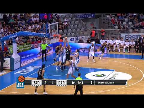 Perfect fast break makes home fans in Višnjik explode! (Zadar - Partizan NIS, 14.10.2017)