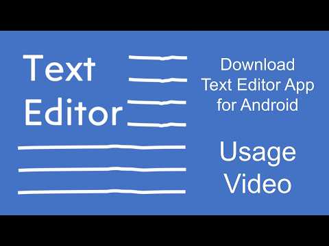 Text Editor - TXT create, edit