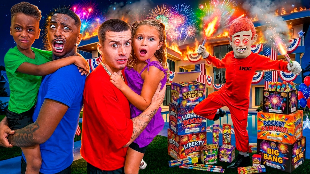 THE CREEPY MAN CRASHED OUR 4TH OF JULY PARTY!