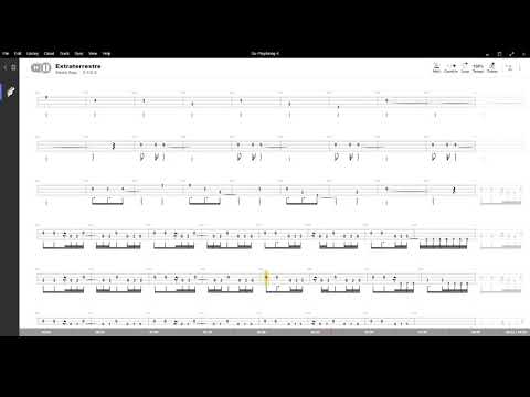Extraterrestre ( Eugenio Finardi ) ,Tablatura e base Senza Basso - Backing bass track - NO BASS