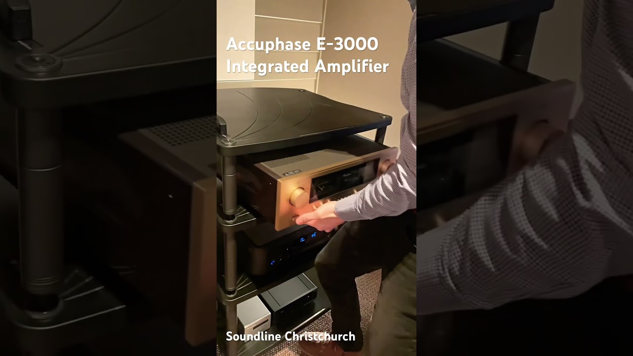Running in the new Accuphase E-3000 at Soundline Christchurch