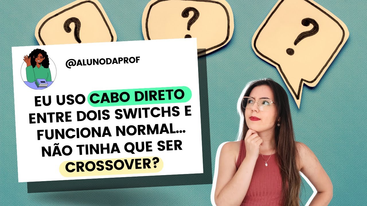 NÃO IMPORTA SE VOCÊ USA CABO DIRETO ou CROSSOVER (mdi x mdix - cabeamento estruturado)