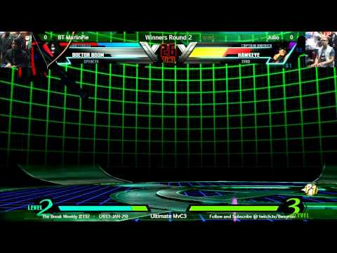 The Break #192   UMvC3 W2   BT MarlinPie VS Julio