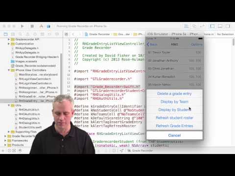 Lab for converting the RHStudentUtils class from Objective-C to Swift