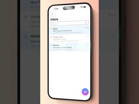 Powerful Mail App Interface with SwiftUI!