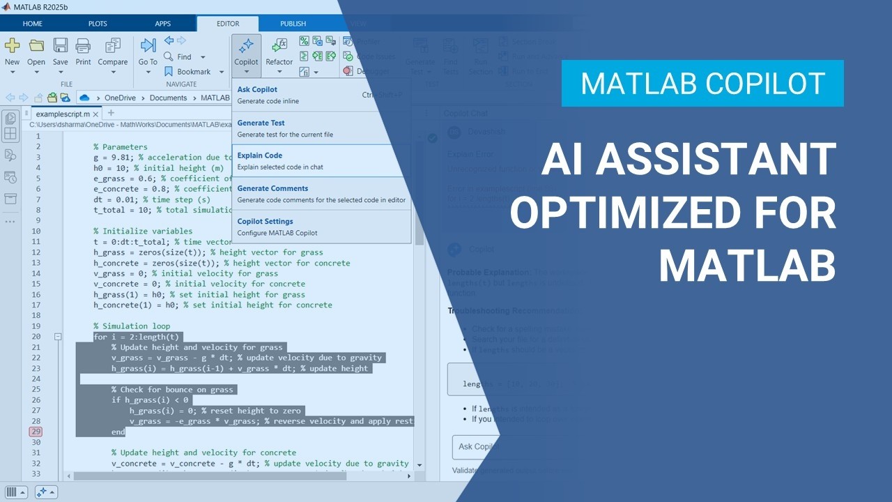 Get Started with MATLAB Copilot