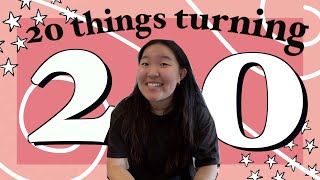 20 goals I want to achieve turning 20 yrs old