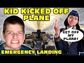 Kid Temper Tantrum KICKED OFF Airplane Because He Kept Farting Emergency Landing Original