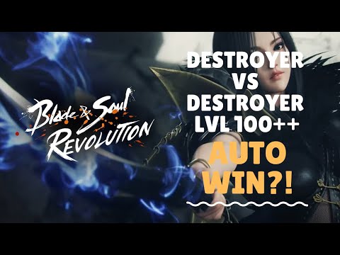 DESTROYER VS DESTROYER LVL 100++  l  Blade & Soul Revolution