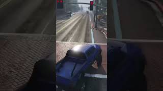The car came out of nowhere, but I kept going #gta