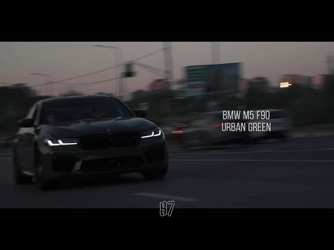 BMW M5 F90 URBAN GREEN / 4K CAR MUSIC VIDEO