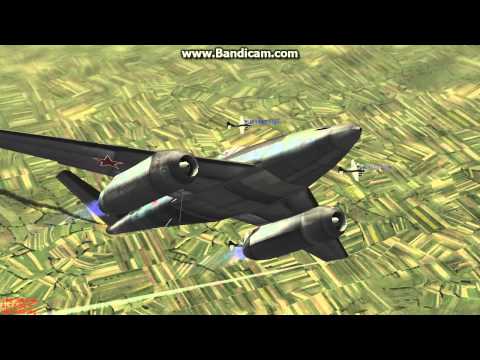 What the ME-262 HII does to a B17