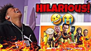 HILARIOUS! | Azzerz - VOICE Impressions CRACK UP players on FORTNITE Season 8! | Reaction