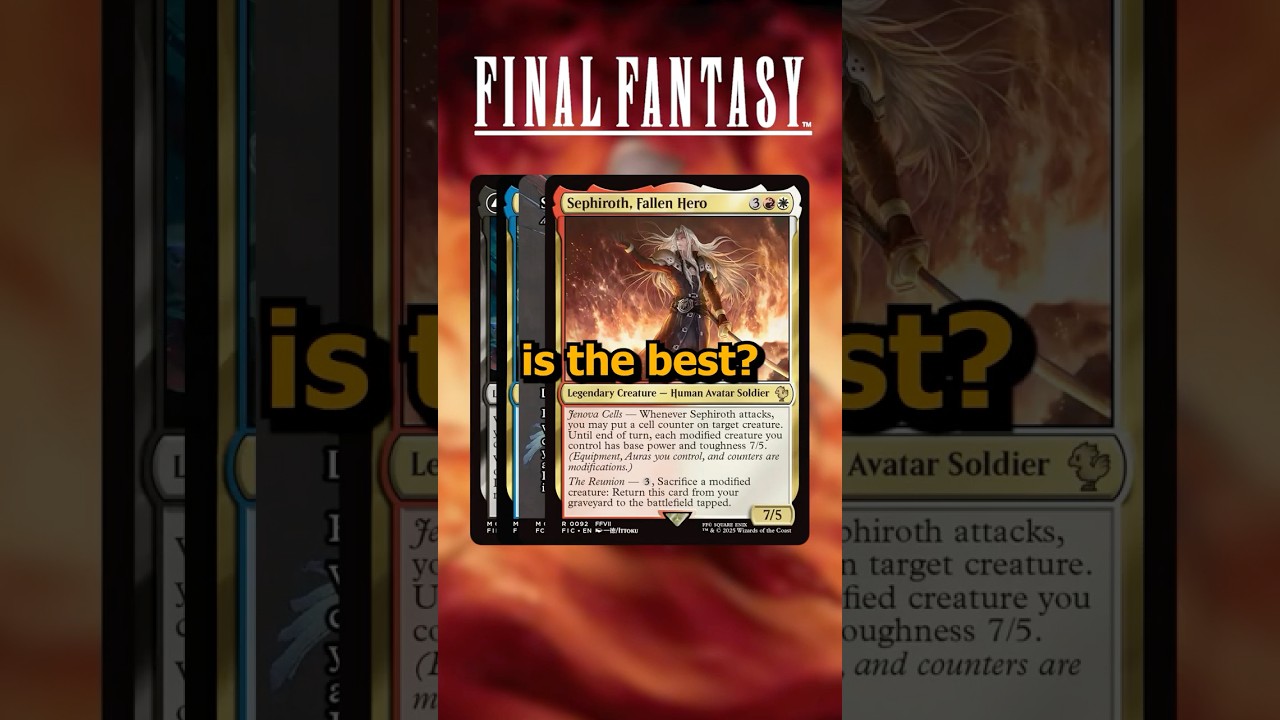 Which Sephiroth Card is the Best?