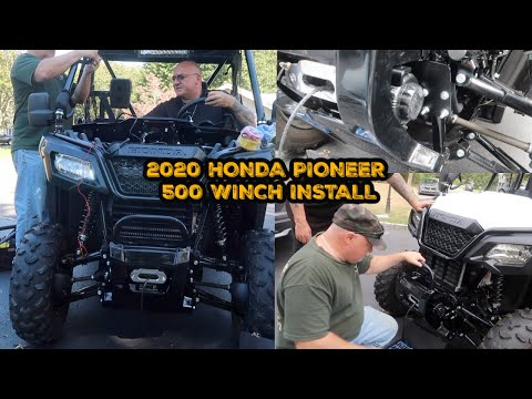 Winch Installation on a New Honda Pioneer 500 Quad