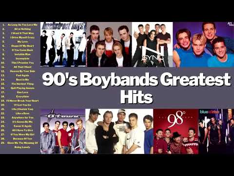 90s BOYBANDS Backstreet Boys Boyzone Westlife NSync FiveBlue O Town 90s Boy Bands Playlist