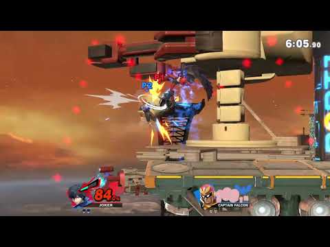 super smash bros ultimate online match joker(me) vs captain falcon